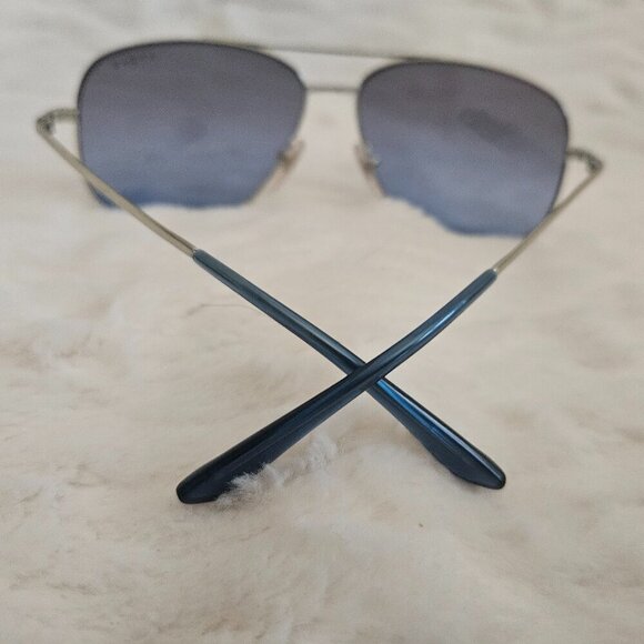 Vogue Gold-Grey Aviator Sunglasses - Picture 1 of 6